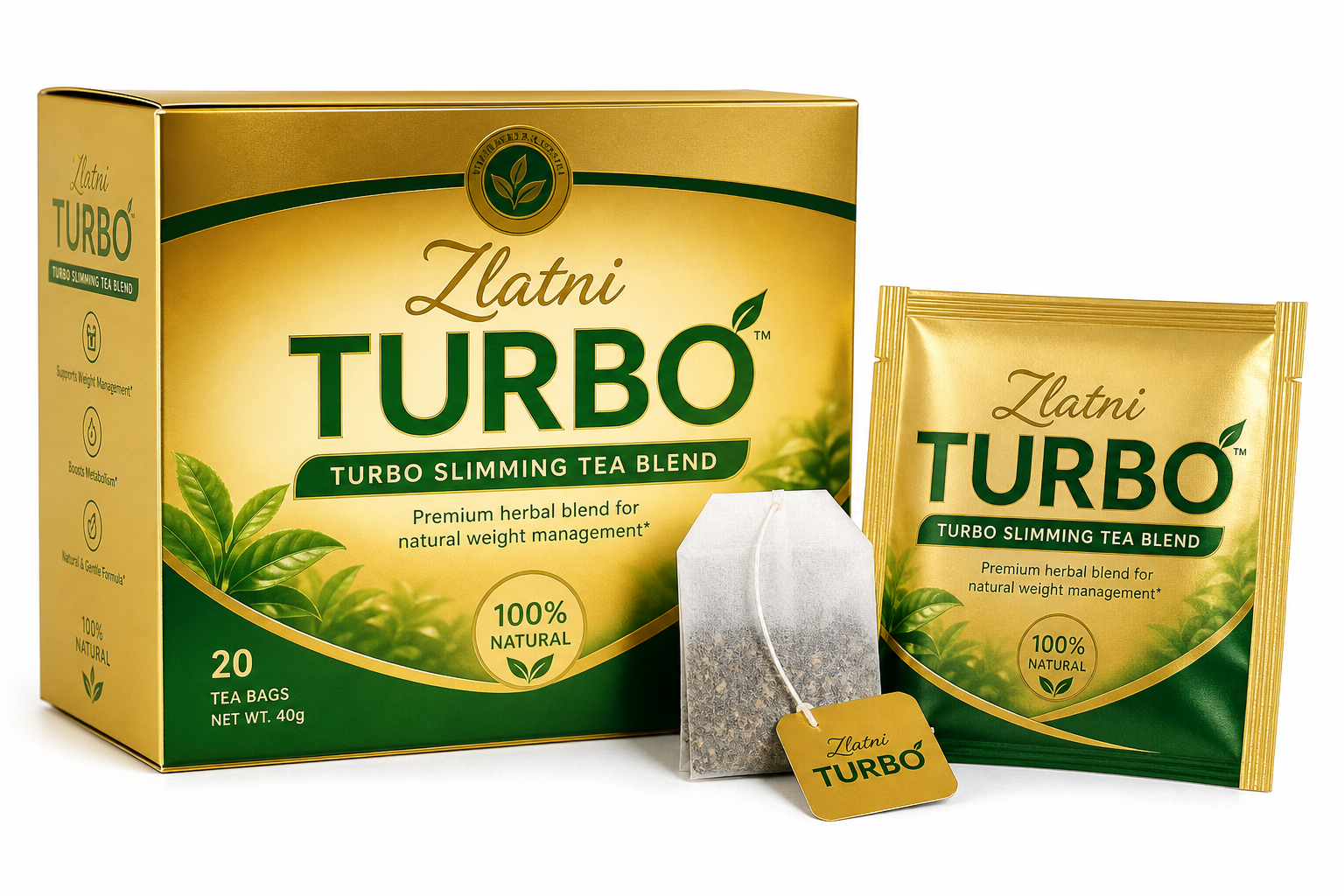 Té Turbo Dorado